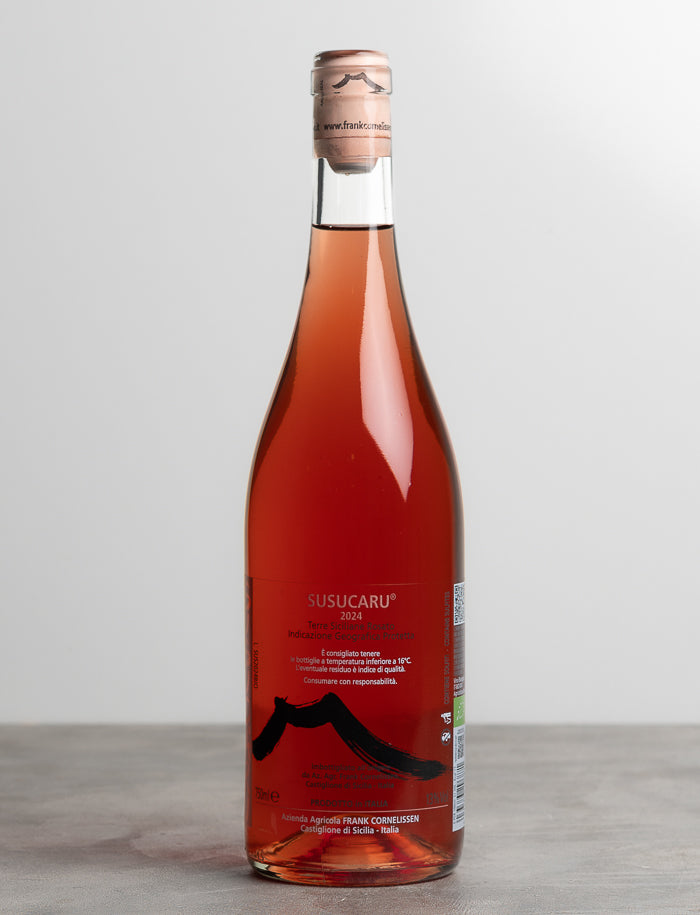 2024 Rosé comme Rouge Susucaru Rosato 2024 – Frank Cornelissen – Vin rosé naturel