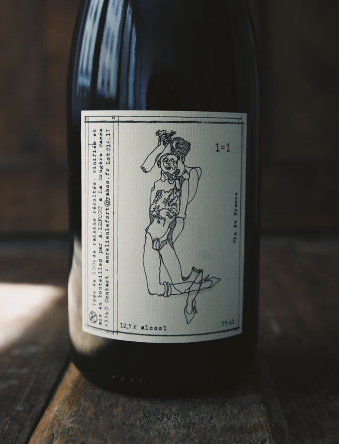 1 egal 1 vin naturel rouge petillant 2016 aurelien lefort 2