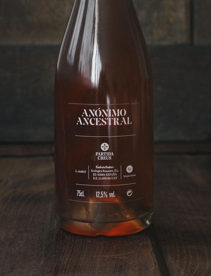 AA Anonimo Ancestral vin naturel rose petillant 2018 partida creus 3
