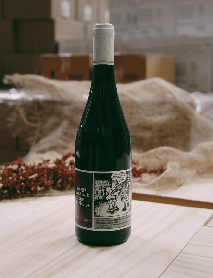 Against The Machine vin naturel rouge 2017 Sebastien Fleuret 1