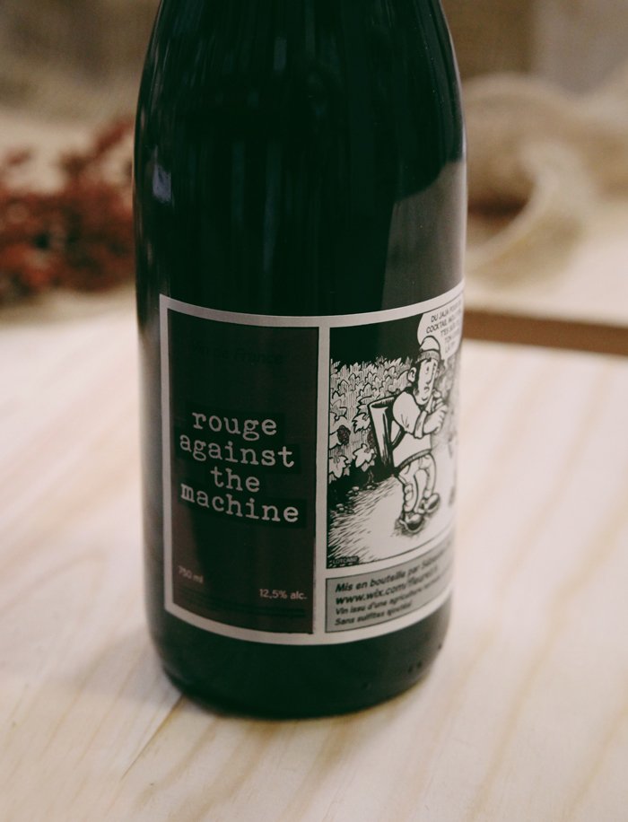 Against The Machine vin naturel rouge 2017 Sebastien Fleuret 2