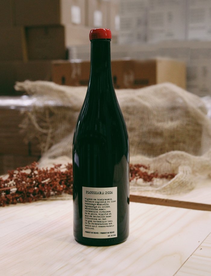 Arbois Pupillin Ploussard vin naturel rouge 2016 Renaud Bruyere et Adeline Houillon 2