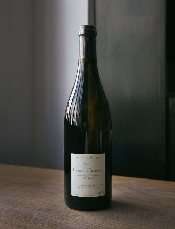 Auxey Duresses les Crais vin naturel blanc 2017 Domaine de Chassorney Frederic Cossard 2