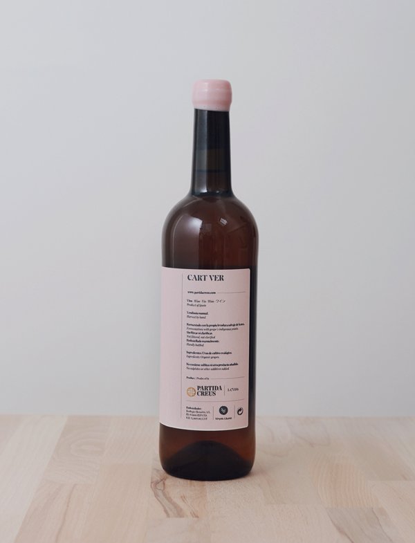 Cartoixa Vermell vin naturel blanc 2016 partida creus 2