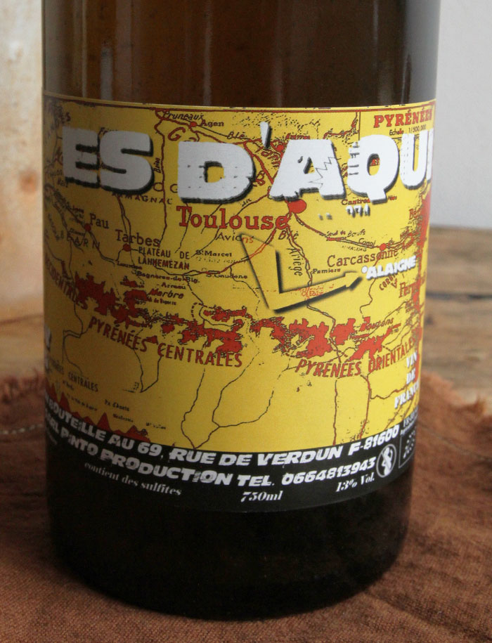 Chardonnay Sauvignon naturel blanc 2012 Jean Louis Pinto Es d Aqui 2