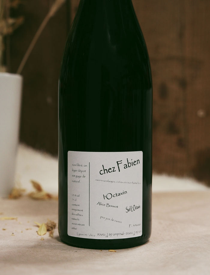 Chez Fabien vin rouge 2014 domaine de l octavin alice bouvot 2
