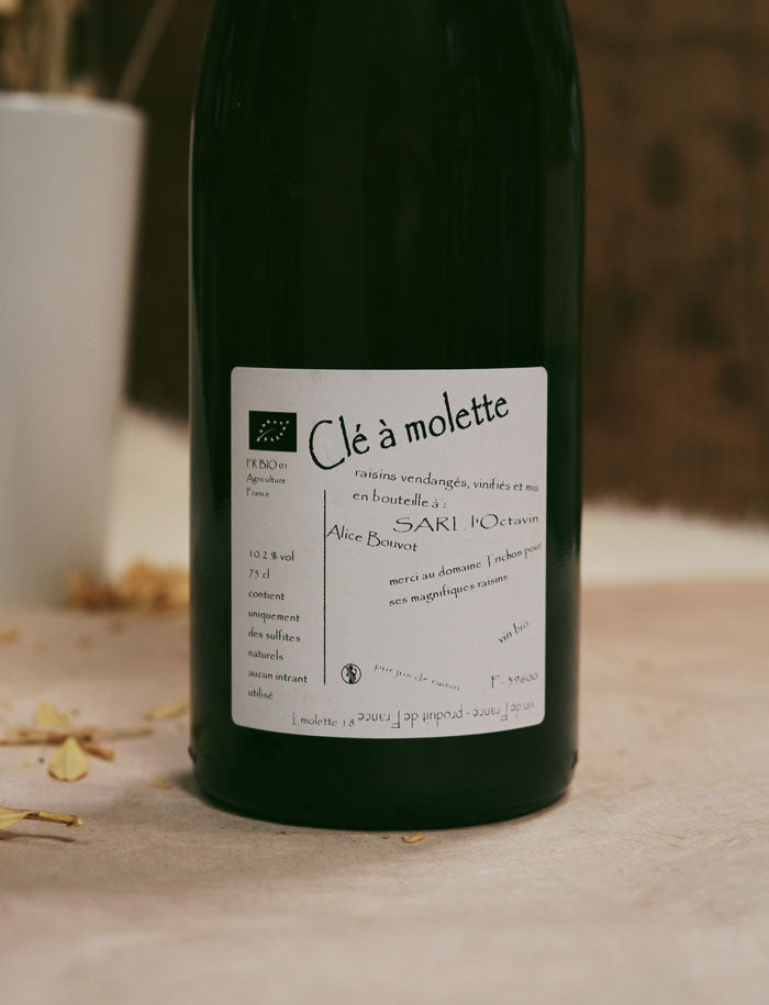 Cle a molette vin blanc 2019 domaine de l octavin alice bouvot 2