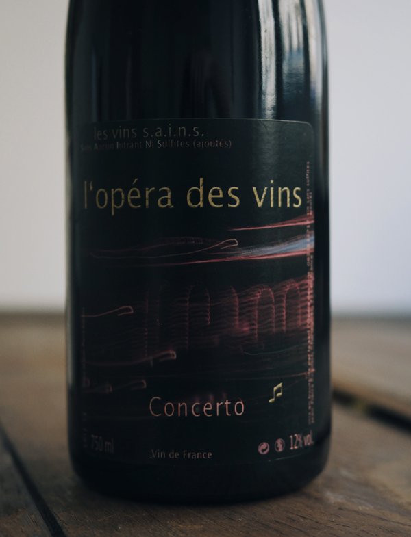 Concerto naturel rouge 2011 Jean Pierre Robinot Les Vignes de l Ange Vin 2