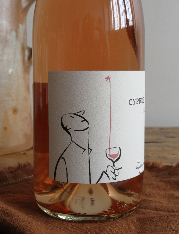 Cypres de toi vin naturel rose 2019 fond cypres 2
