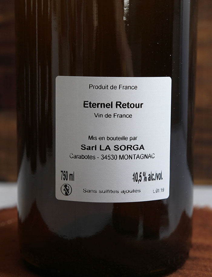 Eternel Retour vin naturel blanc 2019 Antony Tortul La Sorga 3