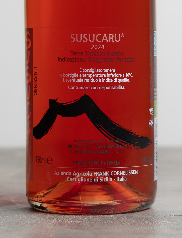 Susucaru Rosato 2024 – Frank Cornelissen – Vin rosé naturel