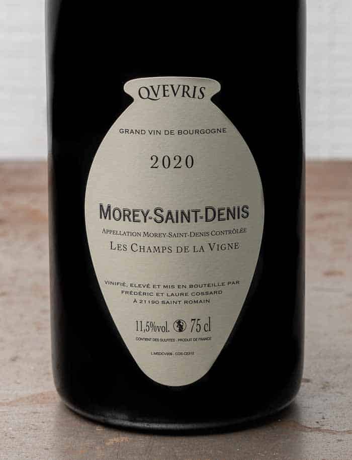 Frederic Cossard Morey Saint Denis les Champs de la Vigne Qvevris Rouge 2020 3