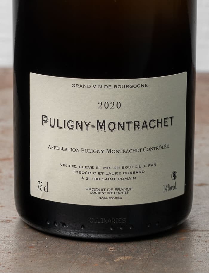 Frederic Cossard Puligny Montrachet Les Voites Blanc 2020 3
