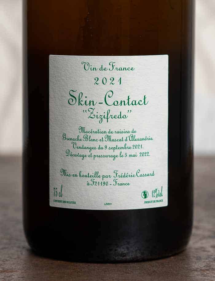 Skin-Contact Zizifredo Blanc 2021