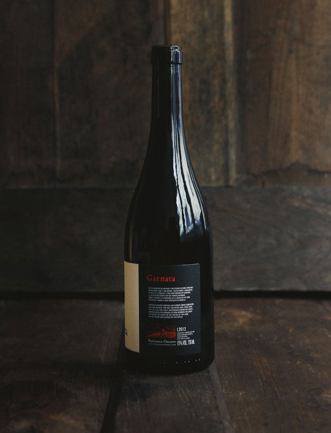 Garnata vin naturel rouge 2012 Cortijo Barranco Oscuro 2