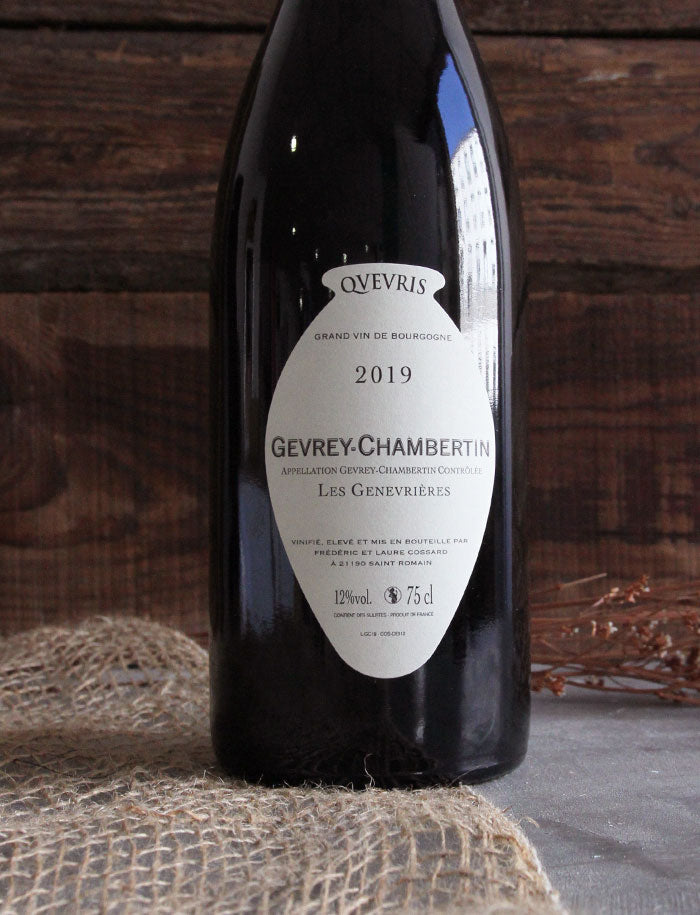Gevrey Chambertin les genevrieres qvevri 2019 Frederic Cossard vin naturel rouge 2