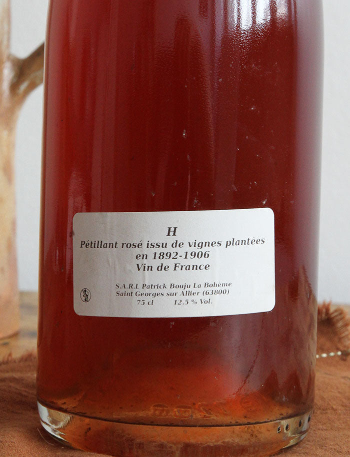 H vin naturel rose petillant patrick bouju 2