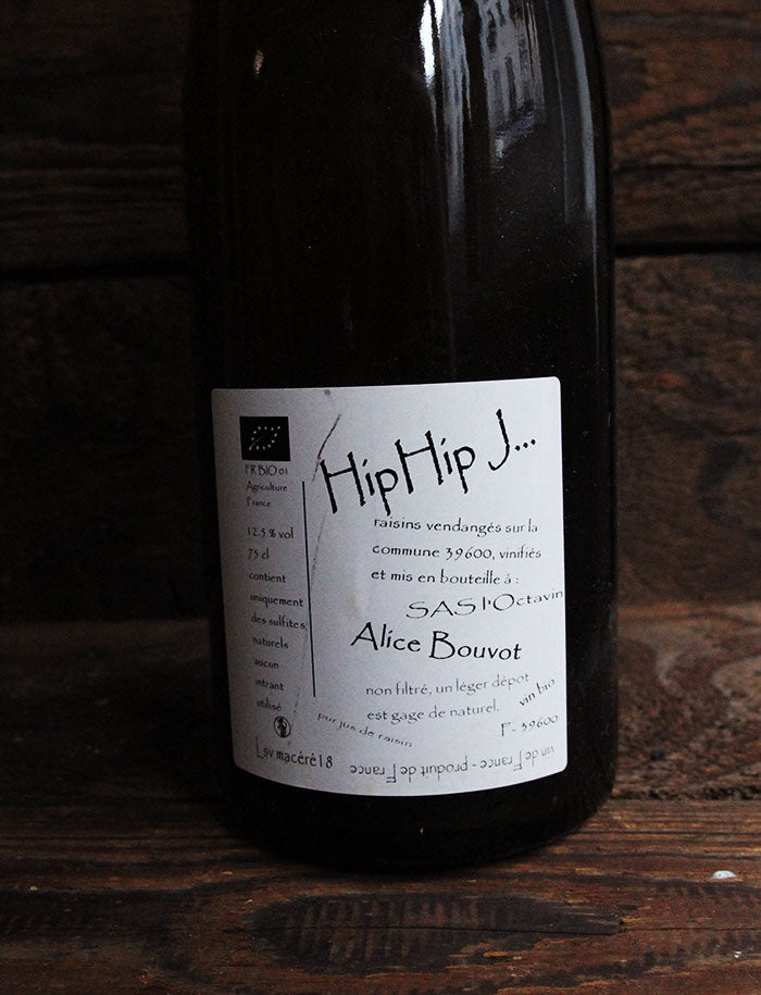 Hip hip vin blanc 2018 domaine de l octavin alice bouvot 3