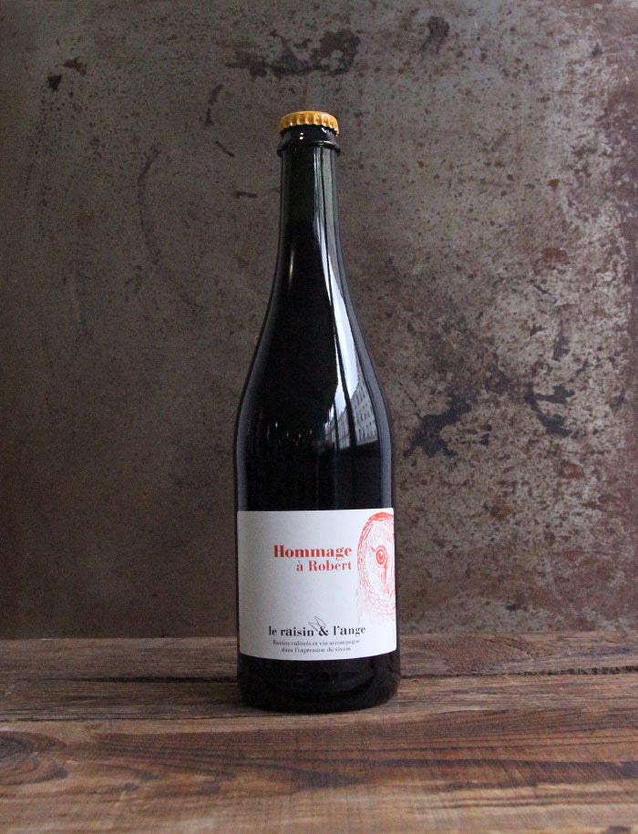 Hommage a Robert vin naturel rouge 2019 le raisin et l ange 1