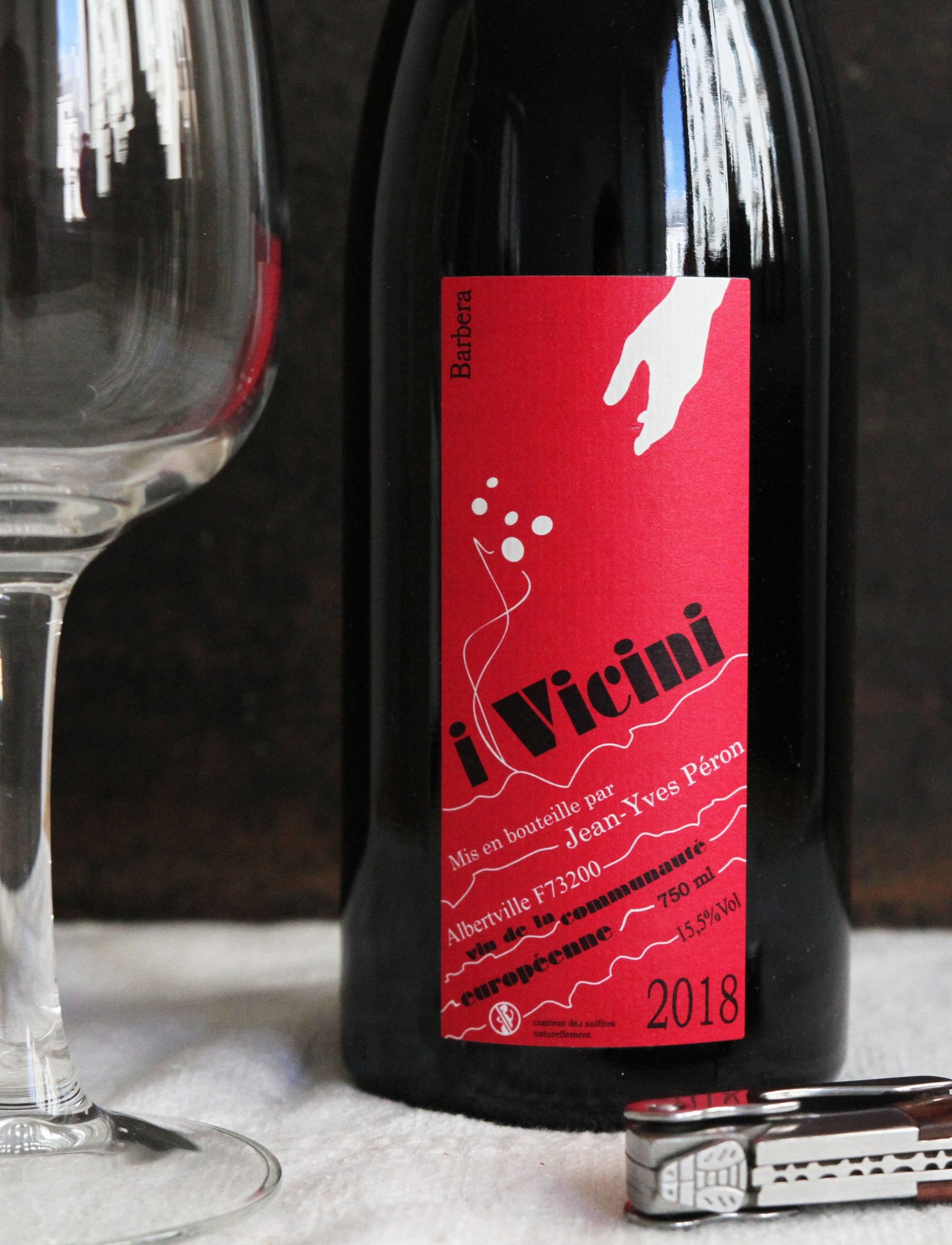 I vinici Barbera 2018 vin naturel rouge jean yves peron 2 scaled