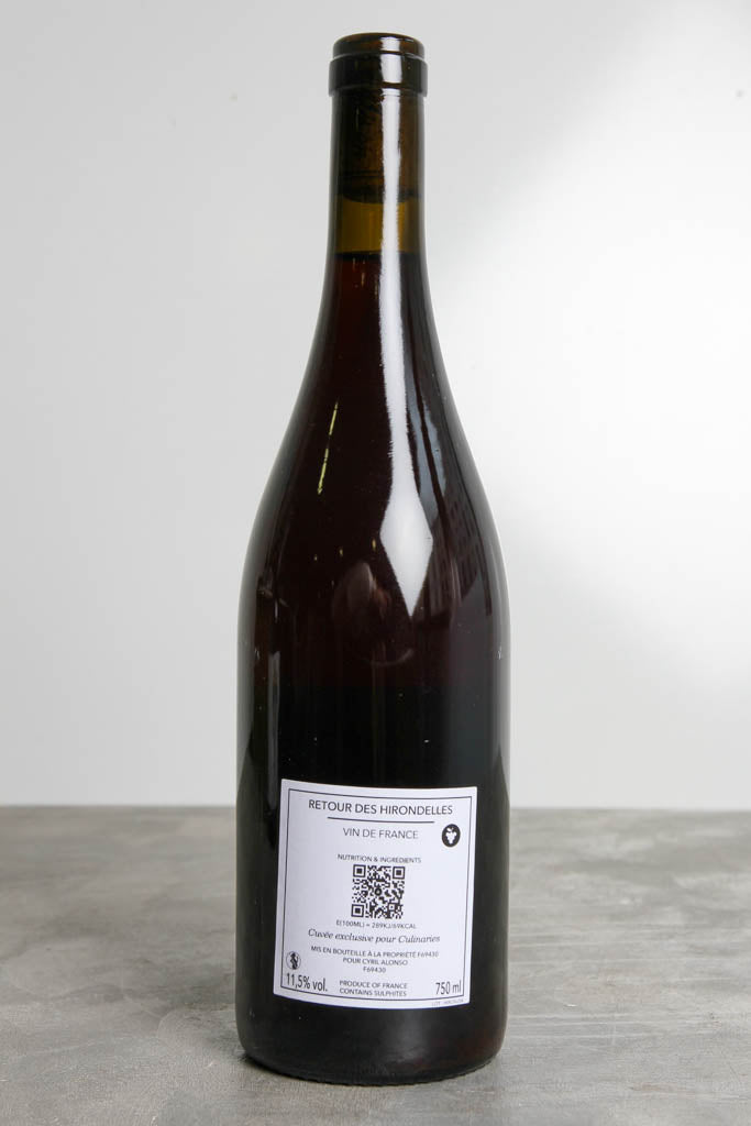 Retour des hirondelles Rouge 2024 (cuvée exclusive)