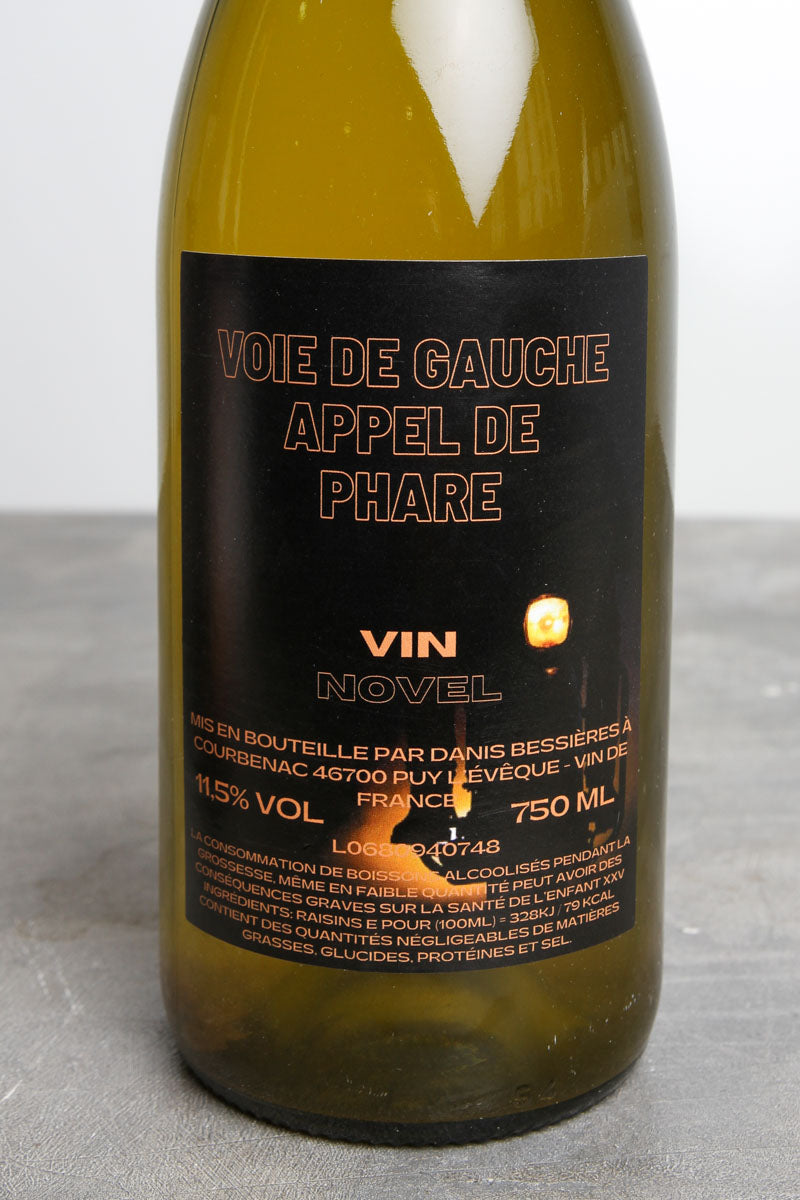 Voie de Gauche Appel de Phare 2025 Blanc 75cl