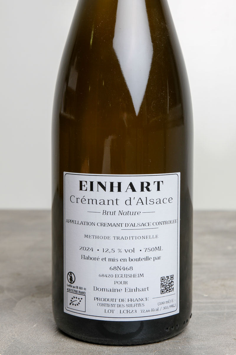 Crémant d'Alsace 2024 blanc pétillant