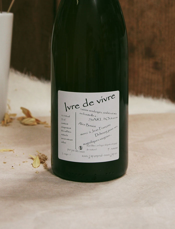 Ivre de vivre vin blanc 2017 domaine de l octavin alice bouvot 2