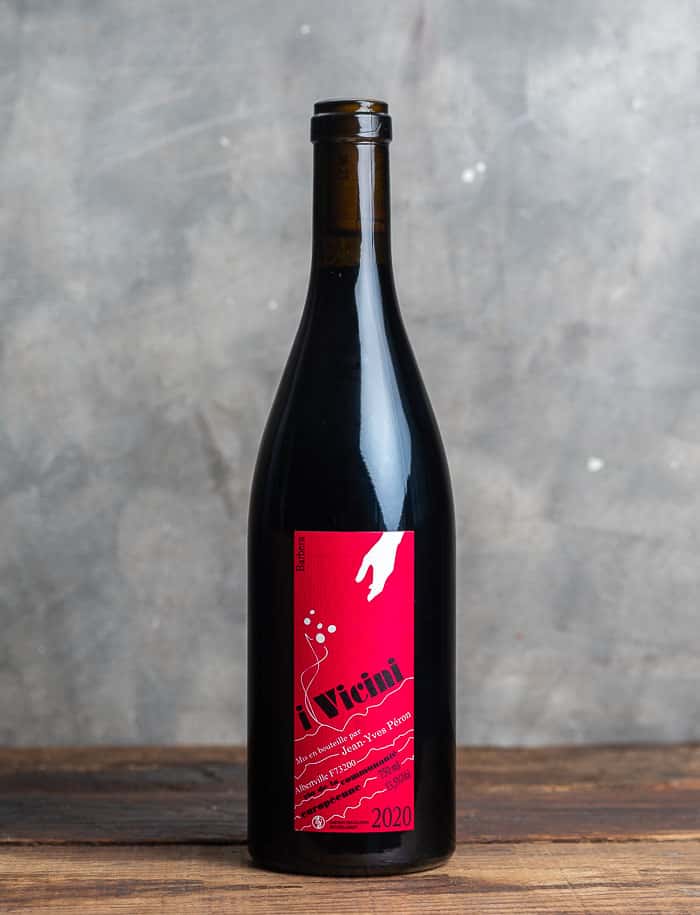 Jean Yves Peron I Vicini Barbera 2020 rouge 1