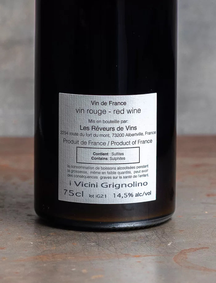 Jean-Yves Peron I vicini Grignolino rouge 2021