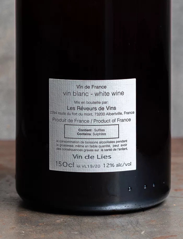 Jean-Yves Peron Magnum Vin de Lies blanc 19-20