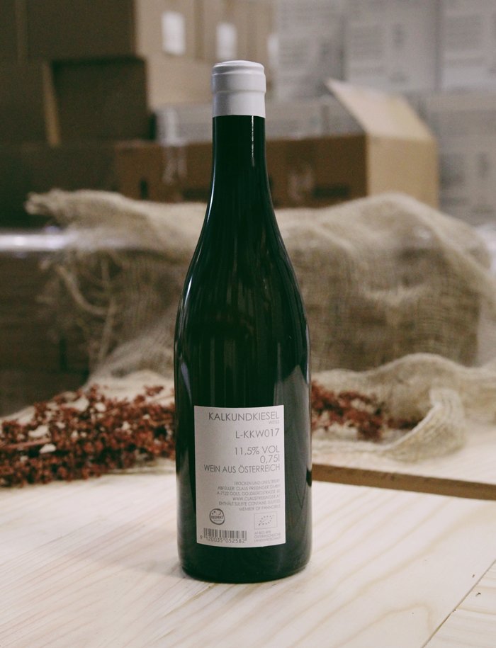 Kalk und kiesel Weiss vin naturel blanc 2017 Claus Preisinger 2