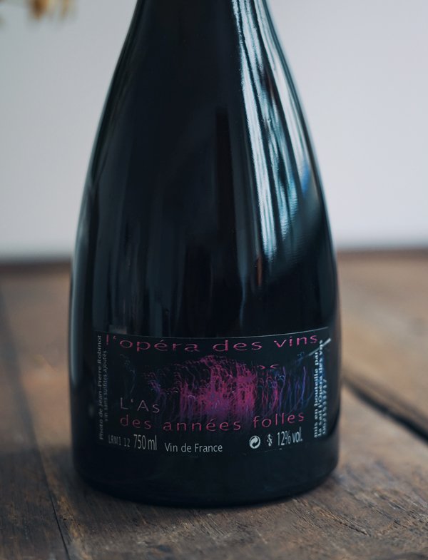 L As des Annees Folles naturel blanc petillant 2012 Jean Pierre Robinot 2