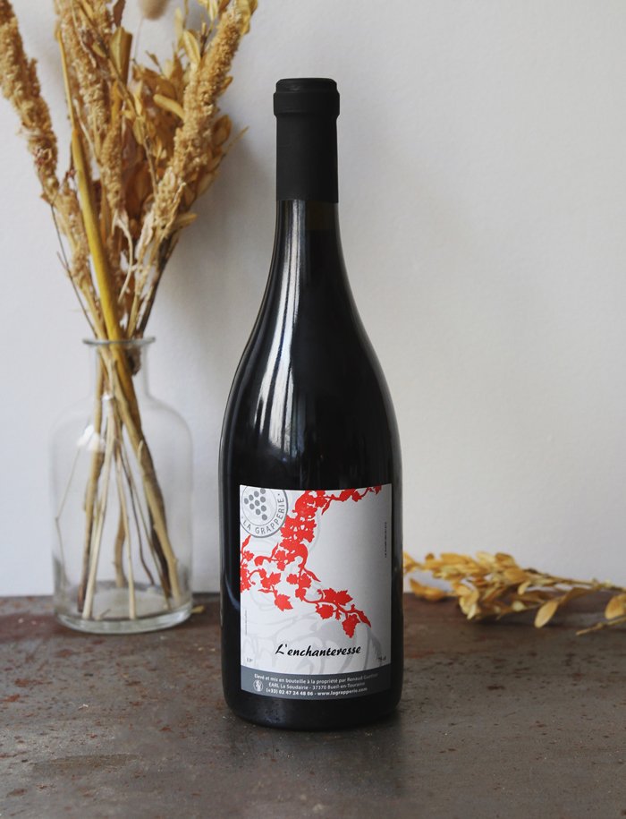 L Enchanteresse vin naturel rouge 2010 La Grapperie 1