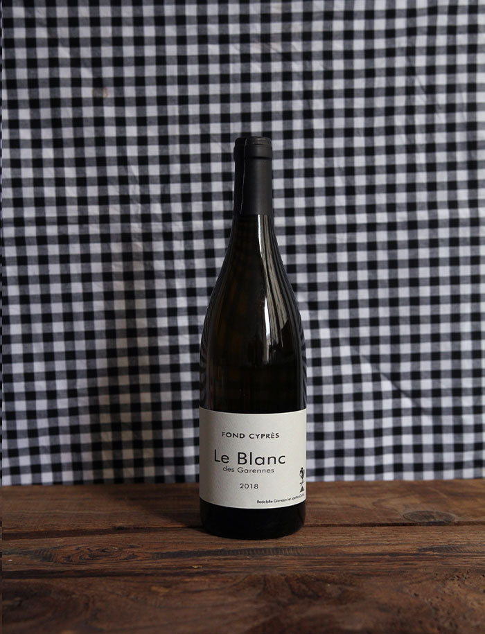 Le Blanc de Garennes vin naturel blanc 2018 Domaine Fond Cypres 1