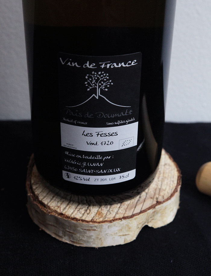 Les Fesses vin naturel blanc 2017 Frederic Gounan Vignoble de l Arbre blanc 3
