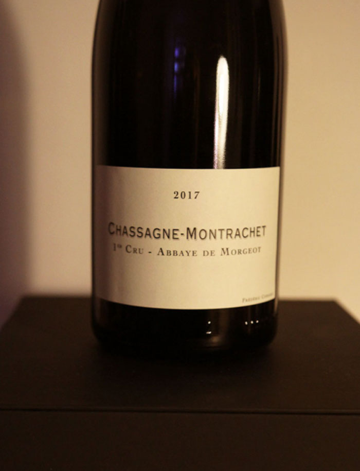 Magnum Chassagne Montrachet 1er Cru Abbaye de Morgeot vin naturel blanc 2017 Domaine de Chassorney Frederic Cossard 2