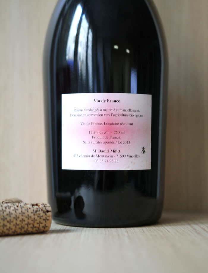 Magnum Haut de Balmont vin naturel rouge 2013 Daniel Millet 2