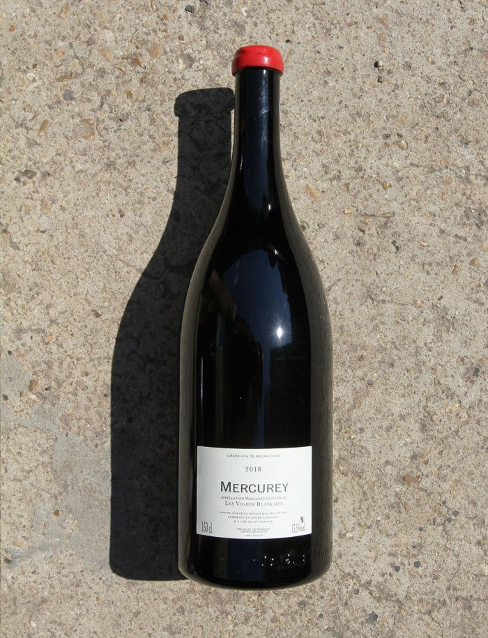 Magnum Mercurey Les Vignes Blanches vin naturel rouge 2018 Domaine de Chassorney Frederic Cossard 2 1