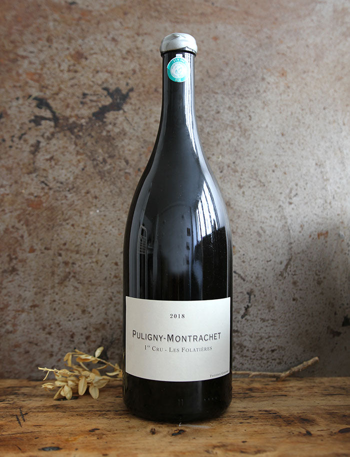 Magnum Puligny Montrachet 1er Cru Les Folatieres vin naturel blanc 2018 Domaine de Chassorney Frederic Cossard 1
