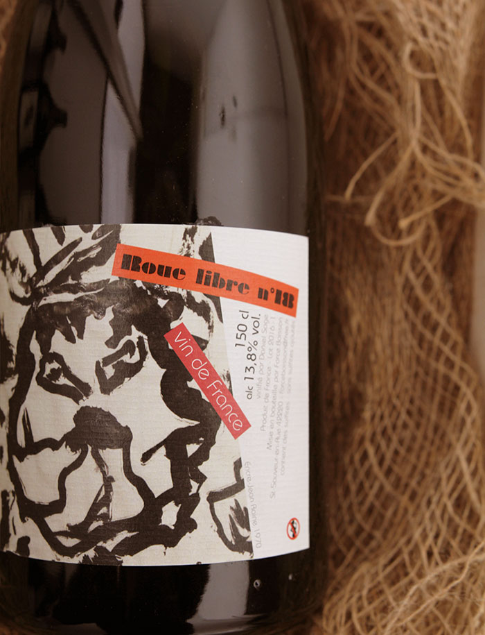 Magnum Roue Libre n 18 vin naturel rouge 2016 Domaine Daniel Sage 3