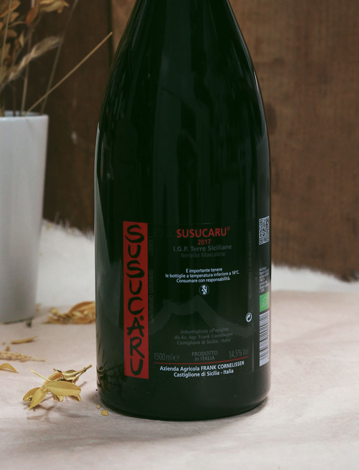 Magnum Susucaru Rosso vin rouge 2017 Frank Cornelissen 2