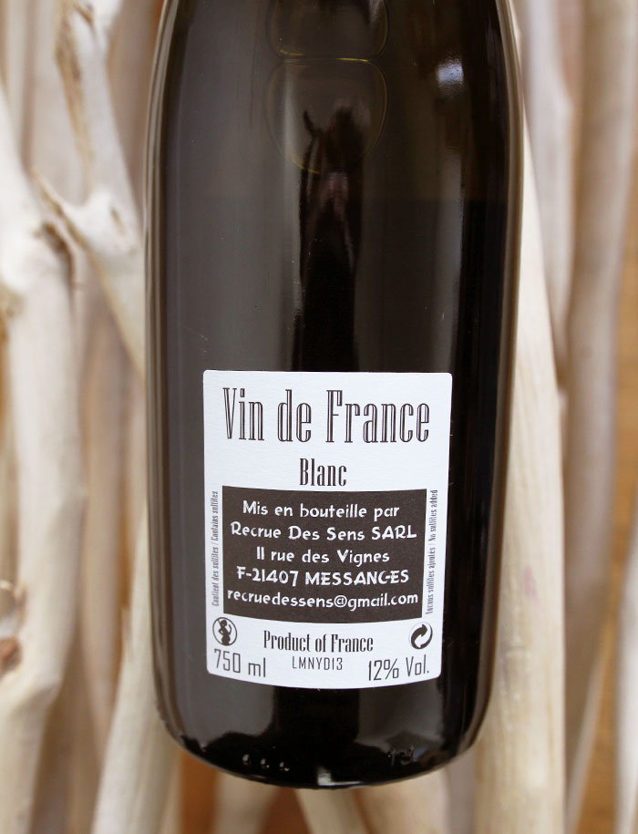 Manon vin naturel blanc 2013 Yann Durieux 3