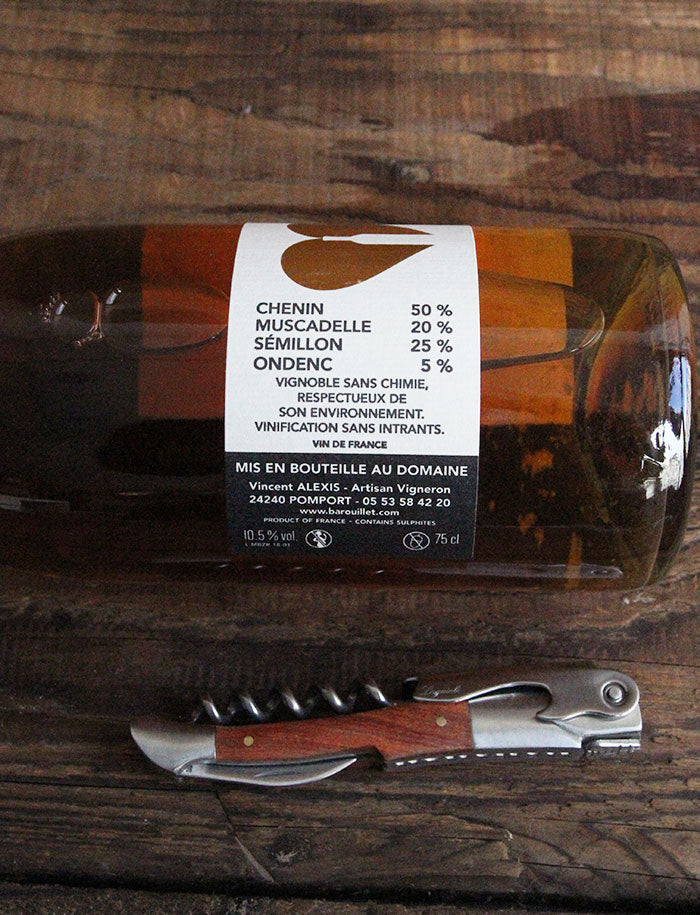 Monbazar vin nature blanc liquoreux 2018 Chateau Barouillet 3