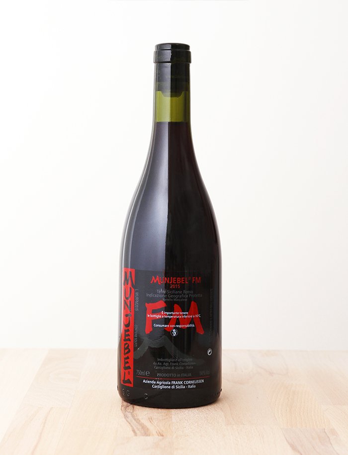 Munjebel FM vin rouge 2015 Frank Cornelissen 1