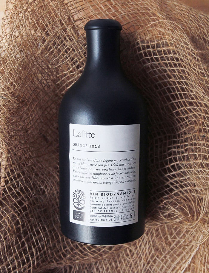 Orange vin naturel blanc 2018 Chateau Lafitte 2 1