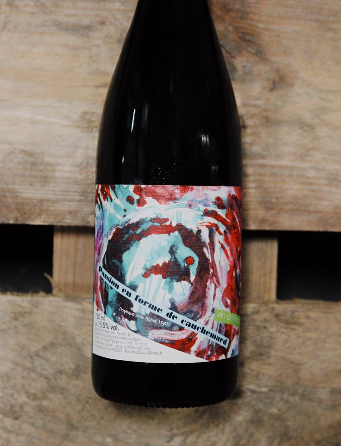 Passion en forme de cauchemard rouge 2017 Domaine Daniel Sage 2