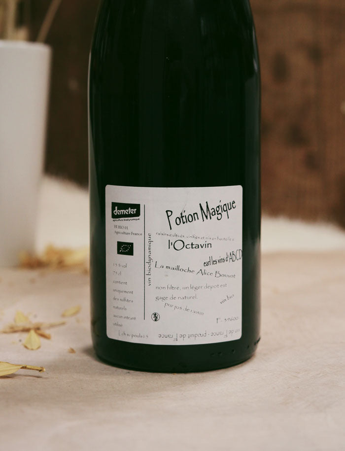 Potion magique vin rouge 2018 domaine de l octavin alice bouvot 2