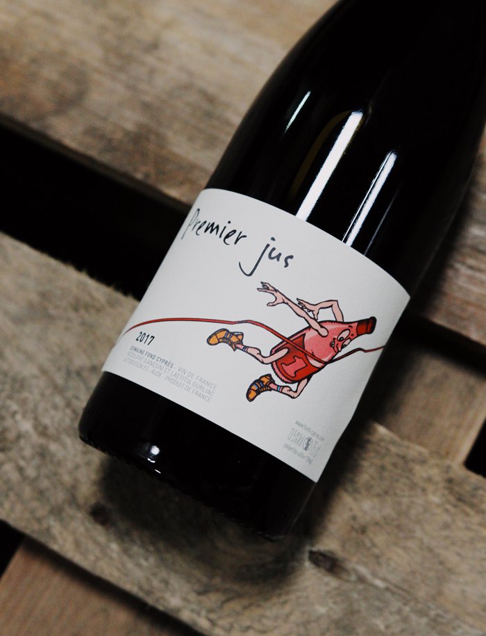 Premier Jus vin naturel rouge 2017 Fond Cypres 2