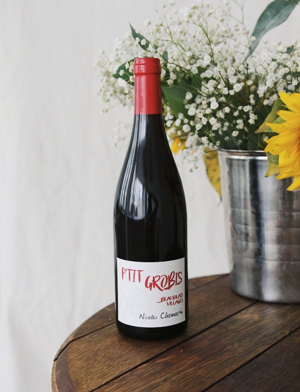 Ptit Grobis vin naturel rouge 2017 Nicolas Chemarin